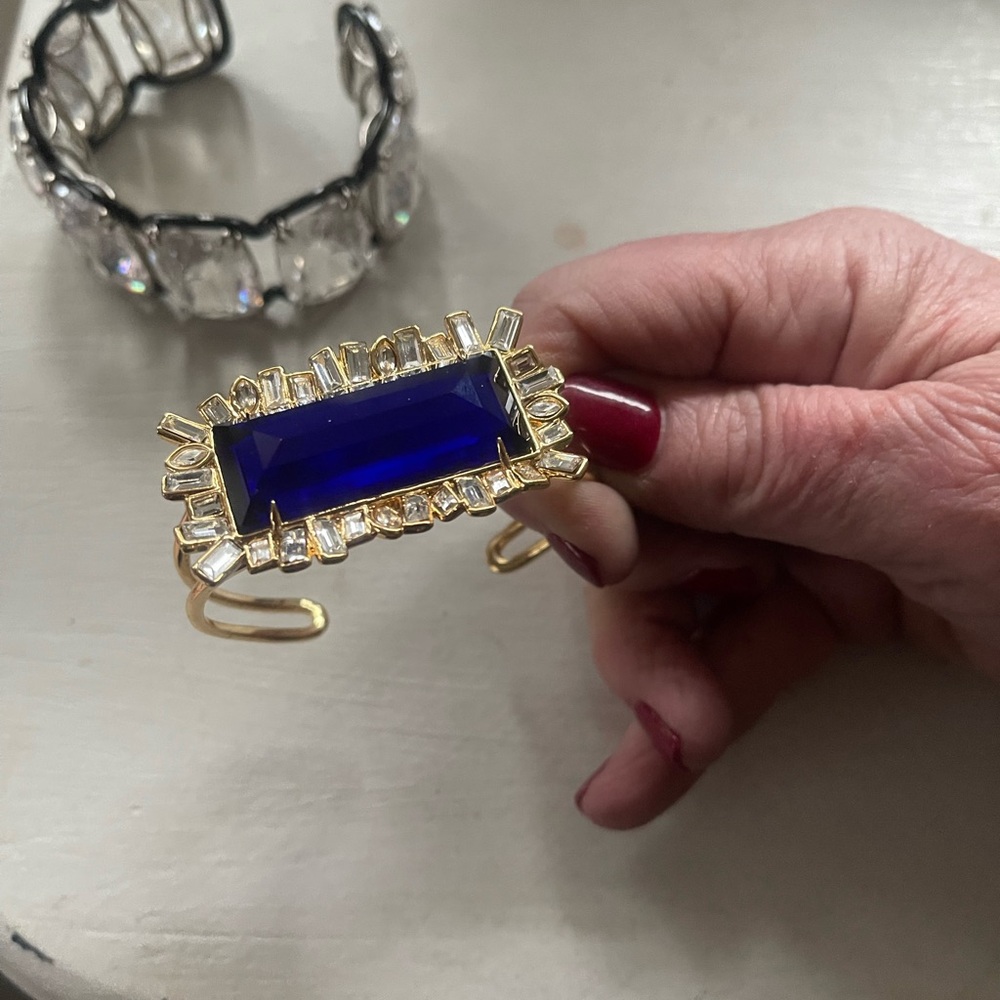 Alexis Bittar Gold and Blue Bracelet